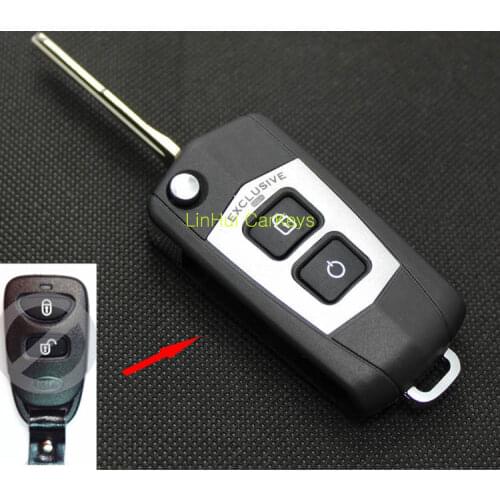 PINECONE Key Case for KIA SPORTAGE FORTE CERATO Car Key 2 Buttons Modified Blank Remote Key Shell Cover With Blank Blade 1 PC