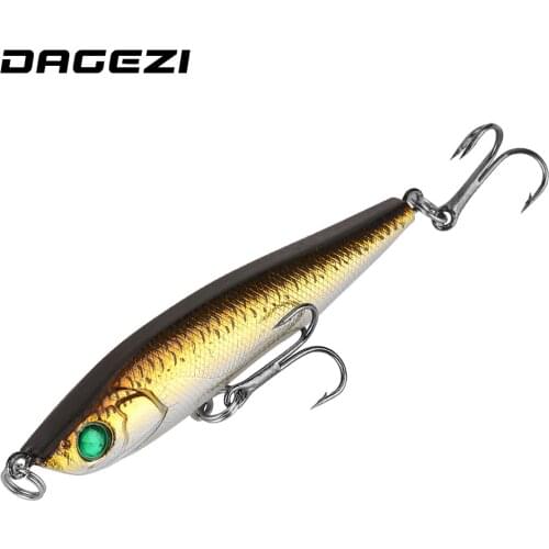 DAGEZI Fishing Lure 10g/6.7cm Minnow Wobbler Floating Bass Trolling Artificial Hard Bait Crankbait Carp Pesca Fishing Tackle