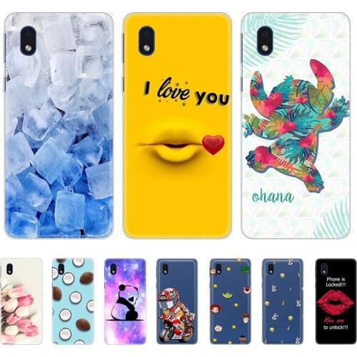 Silicon Case for Samsung Galaxy A01 Core luxury Transparent 5.3 inch Cover durable Flexible shockproof Funda coque etui bumper