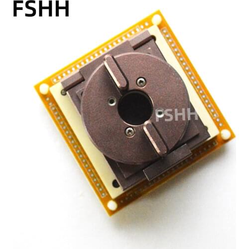 QFN76 test socket WSON76 DFN76 MLF76 With PCB board Adapter Pitch=1.0mm Size=27x27mm