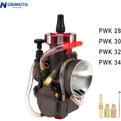Universal Black Motorcycle PWK 28 30 32 34mm Carburetor Power Jet For Mikuni Suzuki Honda Yamaha 125 150 250 300 350cc Engine