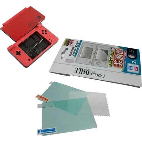 Top Bottom HD Clear Protective Film Surface Guard Cover for Nintend DSi XL LL NDSi LL XL LCD Screen Protector Skin