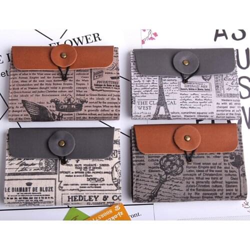 1PC Vintage series card bags Office accessories material stationery cards bag School escolar boys supplies (ss-1560)