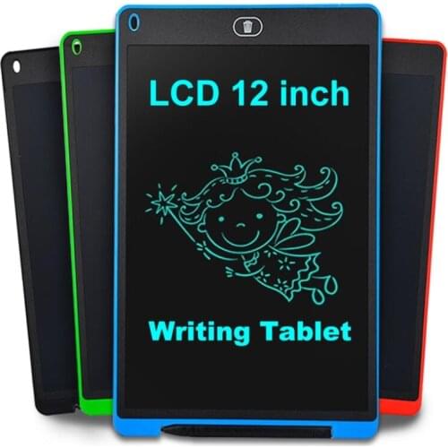 12 Inch LCD Writing Tablet Electronic Drawing Doodle Board Digital Colorful Handwriting Pad Gift for Kids and Adult Protect Eyes