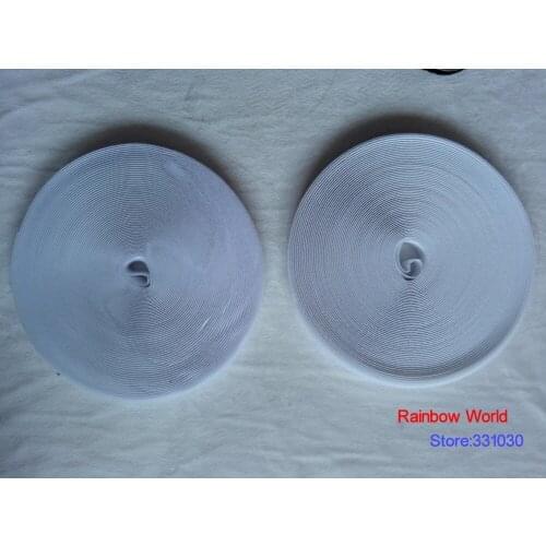 2# white Fastener Magic Tape Hook and Loop for DIY stick fabric bag garment clothes toy width 2cm (2 meters/pack)