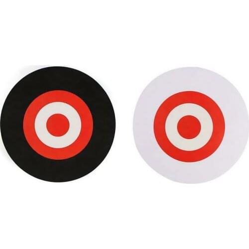 25cm EVA Foam Moving Arrow Target Self-healing Outdoor Hunting Archery Self Healing Bow Moving Practice Black/White