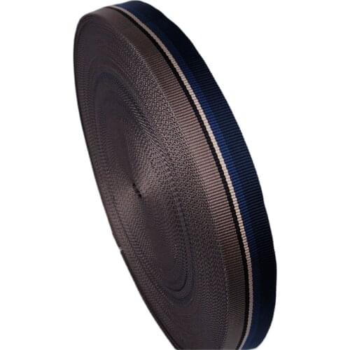 38mm top nylon webbing high quality 1.5 inch striped nylon tape