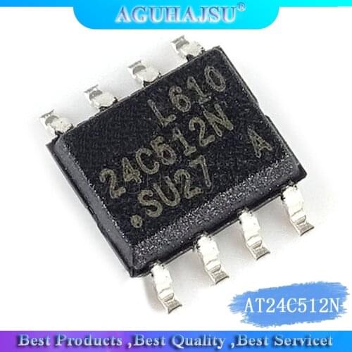 5pcs AT24C512N 24C512 SOP-8 SMD 8-pin narrow body memory IC