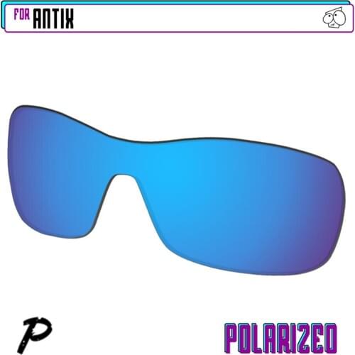 EZReplace Polarized Replacement Lenses for - Oakley Antix Sunglasses - Blue Mirror
