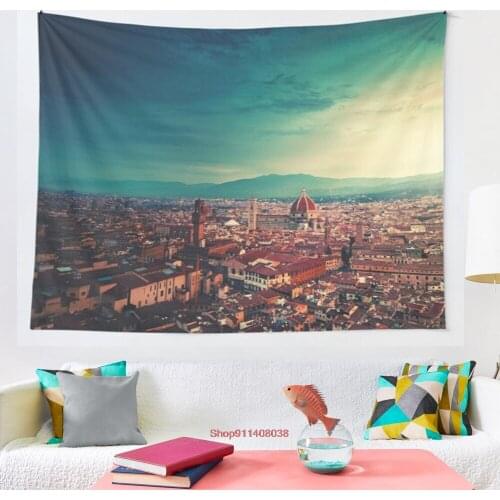 Ponte vecchio in florence tapestry Art Tapestry Ins Tapestry Household Bedside Decoration Cloth Hanging Tapiz