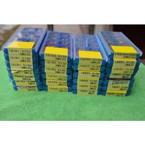 10pcs 16ER1.5 ISO SMX30 Carbide Threading Insert