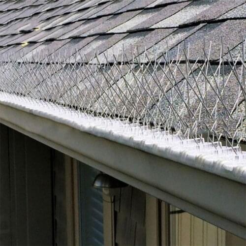 M76D 2 Sets Stainless Steel Bird Repellent Spikes Anti Pigeon Nail Deterrent Tool Repellent Fence Garden Supplies