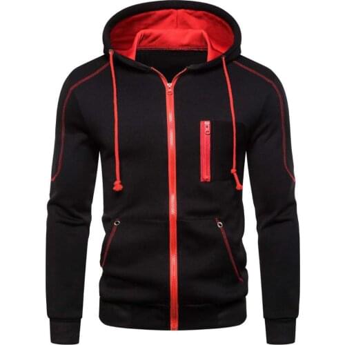 2021Autumn and Winter New Mens Sweater Sports Cardigan Casual Hooded Sweater Mens Clothing Hoodies Men Sweatshirt Streetwear