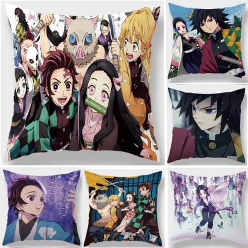 Demon Slayer Character Pillowcase Hugging Body Pillow cover Anime Game Pillow waifu Otaku Pilow Japanese Kawaii Loli Dakimakura