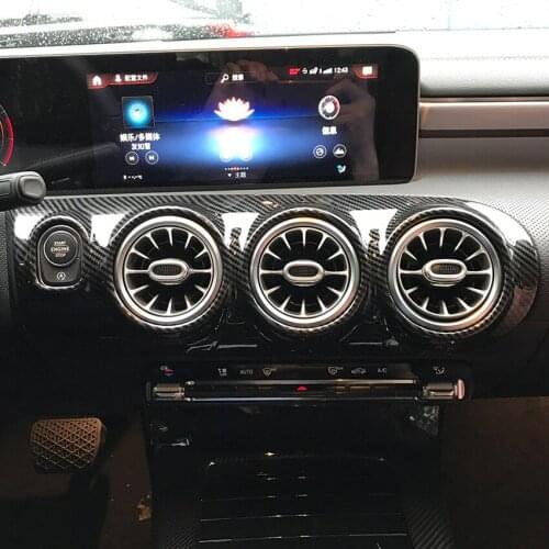New Class A Cla Central Control Console Air Conditioning Decorative Panel for Benz Class A Cla W177 C118