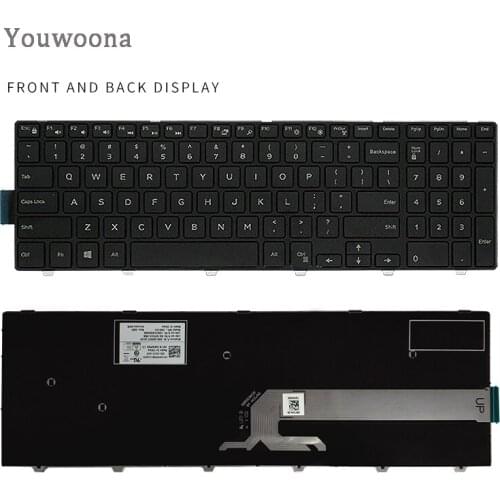 New Original Laptop Keyboard For Dell 15R 3541 3542 3543 3558 5543 5545 5547 7559 7557