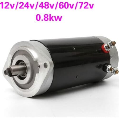 12v24v48v60v72v semi-automatic stacker truck lift hydraulic pump 800w DC motor