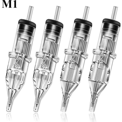 20Pcs Premium Quality Original TIP TOP Clearly Cartridge Needle 7 Curved (Round) Magnum Tattoo Needles Cartridge Free Shipping