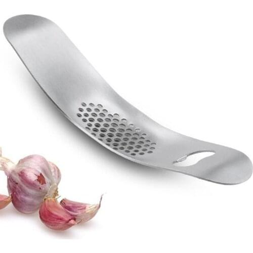 Stainless Steel Garlic Press Metal Ginger Garlic Chopper Crusher Garlic Cutter Press Garlic Tools Kichen Accessories