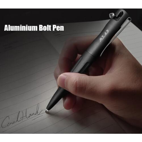 Simple Bolt Tactical Pen Metal Pocket Pen EDC Equipment