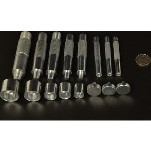 Hand pressing button machine.Prong Snaps mold. Button installation tool. Metal rivets molds