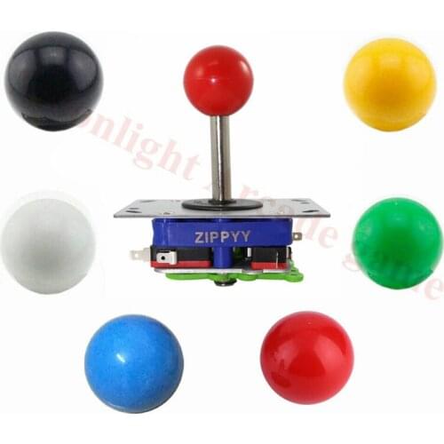 Seimistu & Zippyy Arcade joystick DIY SEIMITSU Ball 2/4/8 Way Joystick Fighting Stick Parts for Game Arcade Fighting Competition