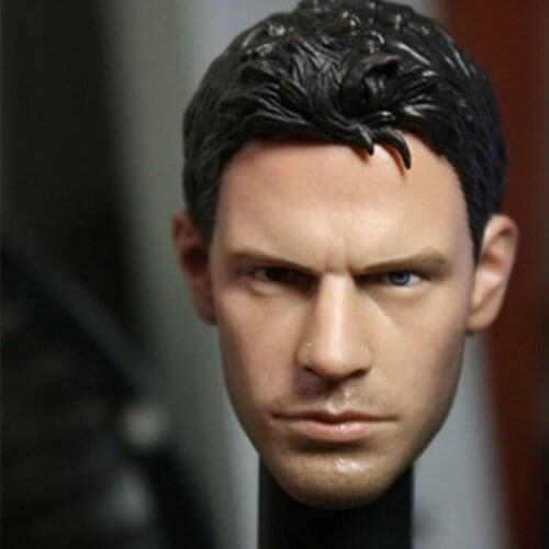 In Stock 1/6 Chris Head Sculpt Man Head Carving Model Toy Fit 12" Male Action Figure Body