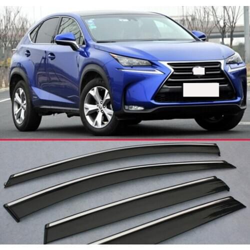 For Lexus NX200T NX300H 2015 2016 2017 Window Wind Deflector Visor Rain/Sun Guard Vent