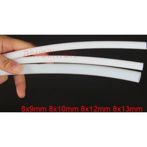 ID 8mm OD 9mm 10mm 12mm 13 milk white PTFE hose acid-base polyte Tubing Pipe,9x8 8x10 8x12 8x13 PFA FEP F46 F4 Tube corrosion 3d