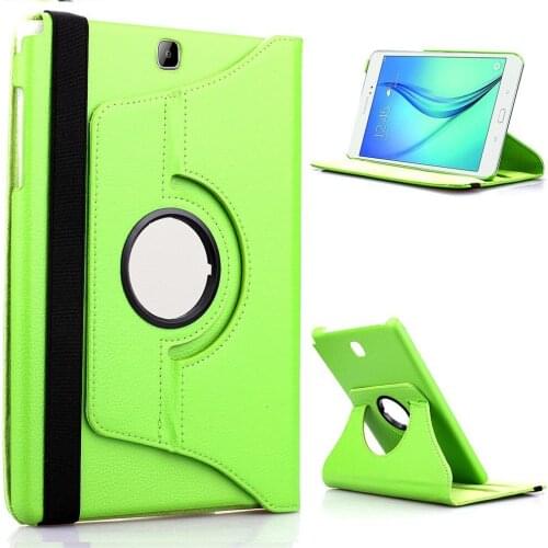 360 Rotating Flip PU Leather Case Cover For Samsung Galaxy Tab S 10.5 SM-T800 SM-T805 T800 T805 TabS 10.5 inch Tablet Case Glass