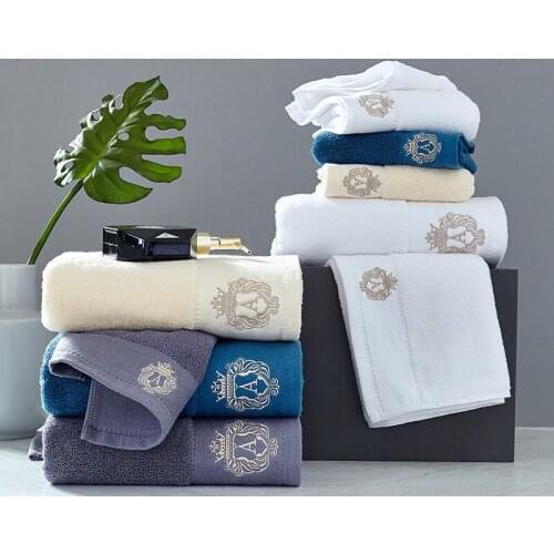 High Quality 100% Cotton Adults and childrens family bath Towel Soft Absorbent Washcloth Household Gym swimming Beach towel