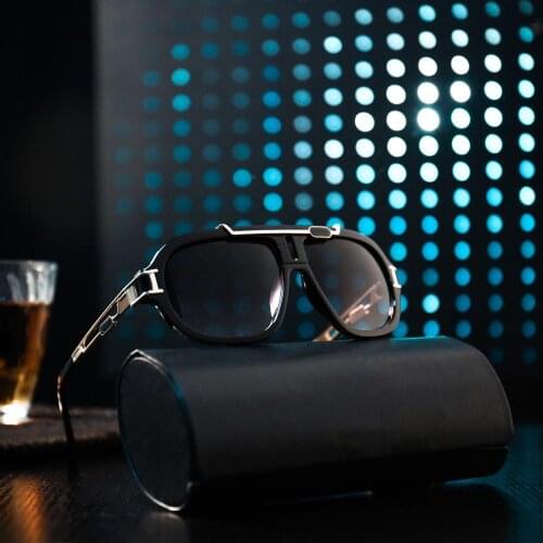 Yvan Metal New Retro Coating Eyewear UV 400 Women Men Sunglasses Sun Glasses Steampunk Vintage Fishing Brand Designer Gothic