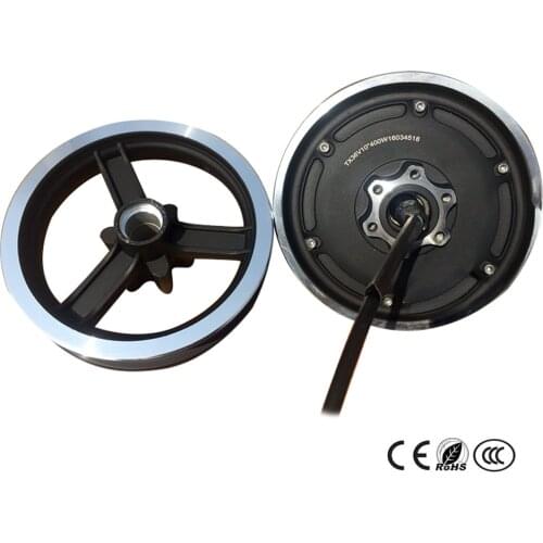 10 inch Electric Scooter Kit Hub Motor Wheel With Front Wheel 36V48V Motor Electric Scooter Conversion Kit