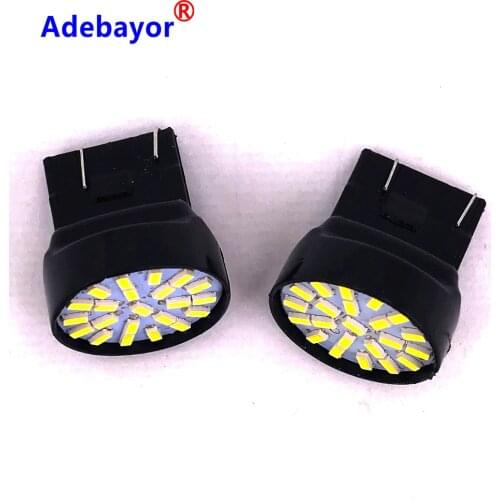 100X T20 7443 W21/5W 22 1206 LED 3014 SMD car reversing backup lamp turn steering direction indicator lamplet stop brake light
