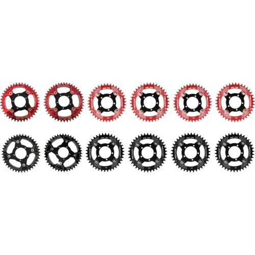 104BCD Bicycle Chainring, 32T 34T 38T 40T 42T Round Narrow Wide Single Chainwheel Bicycle Crank for Electric Bike Accessories