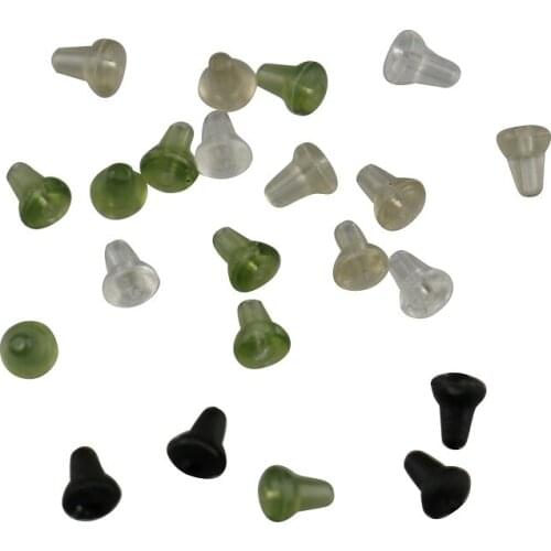 20PCS Wise Tackle Rig Ring Stops /Fishing Hook Beads/ Rubber Shank Stops - Carp Fishing Terminal Tackles