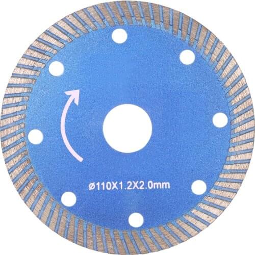 Diamond Cutting Disc Saw Blade Continuous Turbo Diamond Blade 20mm Inner Diameter Microlite Incising For Angle Grinder