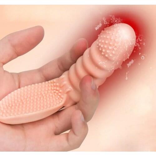Hot Finger Sleeve Vibrator G Spot Massage Vagina Clit Stimulate Masturbator Erotic Sex Toys For Women Couples Orgasm Adult Games