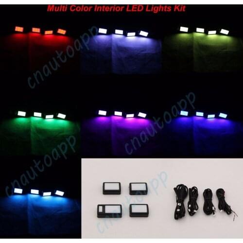 Multi-Color Pro Interior Lighting Kit Cotton LED SMD Seats Light For Car SUV