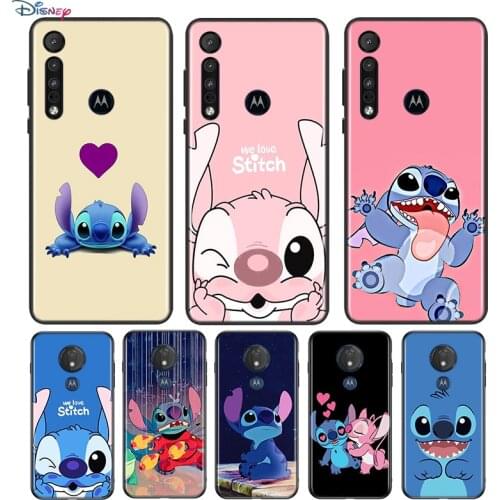 Cute Lilo Stitch For Motorola G9 G8 G Stylus Power One Fusion Hyper Edge E7 E6 5G Plus Play Lite Soft Phone Case