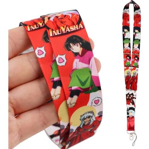 DZ1741 Japanese Anime Cute Lanyard Keychain ID Badge Holders Mobile Phone Rope Key Lanyard Neck Straps Key Rings Accessories