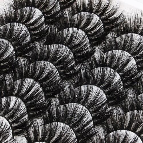 16 Pairs Set Natural Thick Eyelashes And Long Style Handmade 3D Multi-layer False eyelashes Eye Makeup Eye Lashes Set Cosmetics