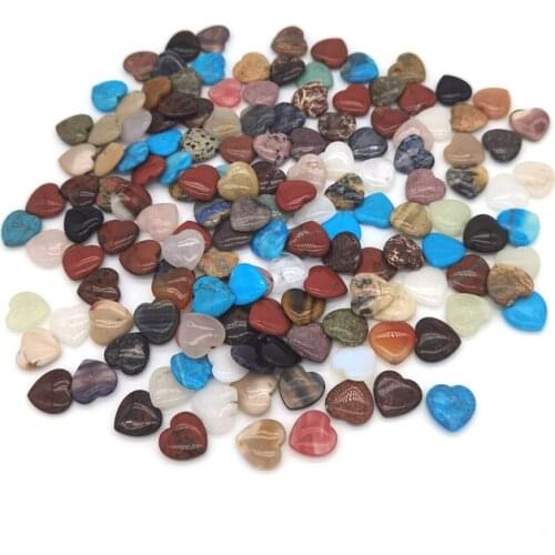 Natural Crystal Seven Chakela Amethyst Heart Shape Quartz gemstone Mineral Healing quartz Collections Decorations Yoga