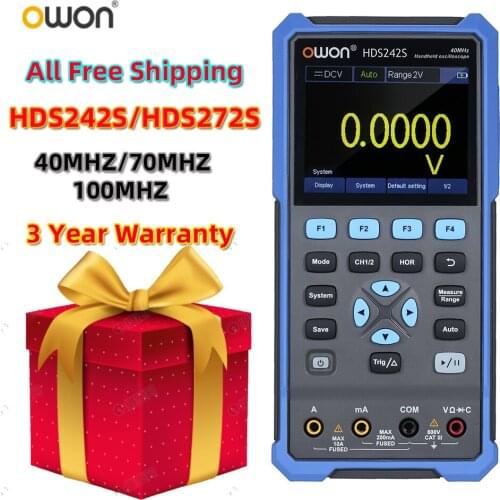 3 IN 1 Oscilloscope Multimeter Waveform Generator Tester 40MHz Bandwidth 20,000 Count Multiumeter OSC + DMM + Waveform Generator