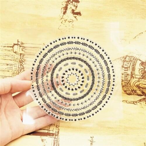 Transparent Stamps Flower Printed 2020 Rubber Silicone Seal for DIY Scrapbooking Card Making Album Decoroation Crafts