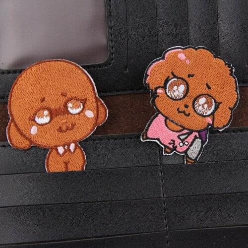 Cute Chihuahua Shiba Dog Patch Iron on Patch for Babys Clothing Patches Backpack Decoration Small Anime Dog Pet Applique