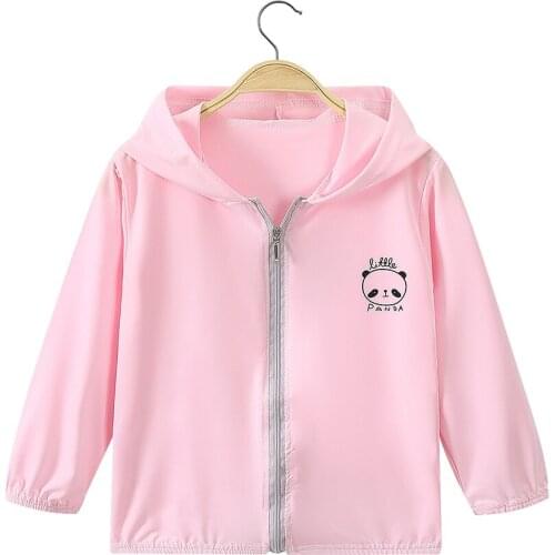 Sunscreen Clothes Childrens Coat Light And Thin Breathable Summer Cardigan New Ice Silk Air Conditioning Clothing