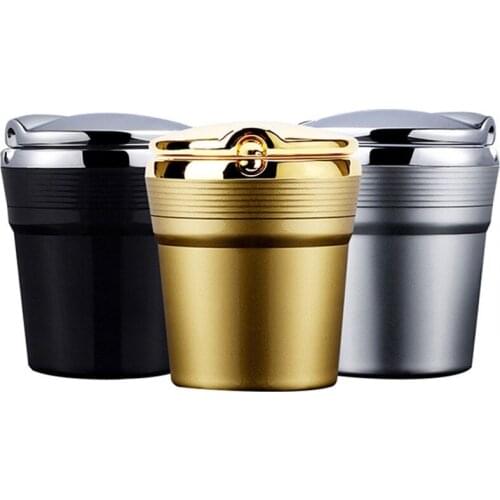 Car LED Ashtray Garbage Coin Storage Cup Container Cigar Ash Tray For Mazda 2 3 5 6 2017 CX-4 CX-5 CX-7 CX-9 CX-3 CX 5 etc