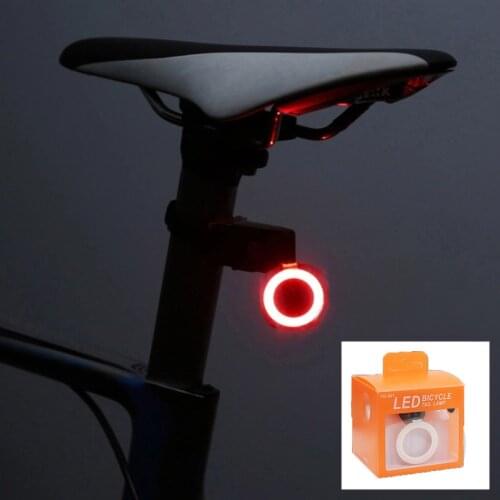 Waterproof Multi Lighting Modes Bicycle Light USB Charge Led Bike Light Flash Tail Lights for Outdoor Cycling Safety Bike Seat