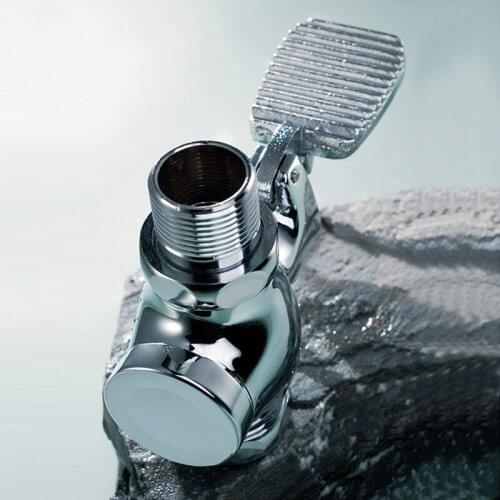 Stool Flushing Valve Pedal Type Brass Quick Opening Flushing Valve Delay Urinal Flushing Valve Garden Faucet Water Tap
